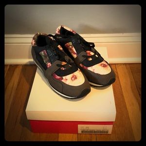 Floral sneakers